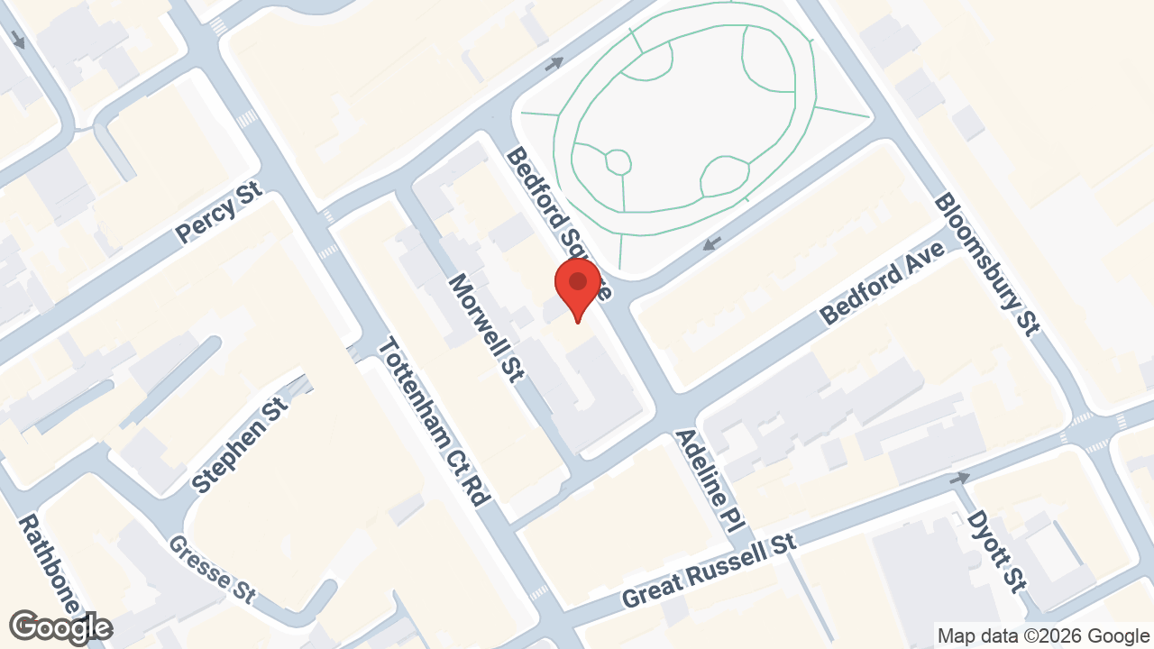 Map showing the location of Dominion Theatre