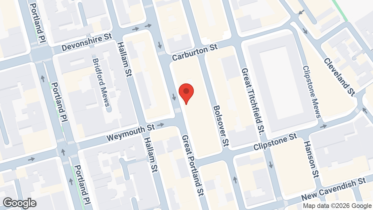 Map showing the location of The Central Conference &amp; Events Venue, London