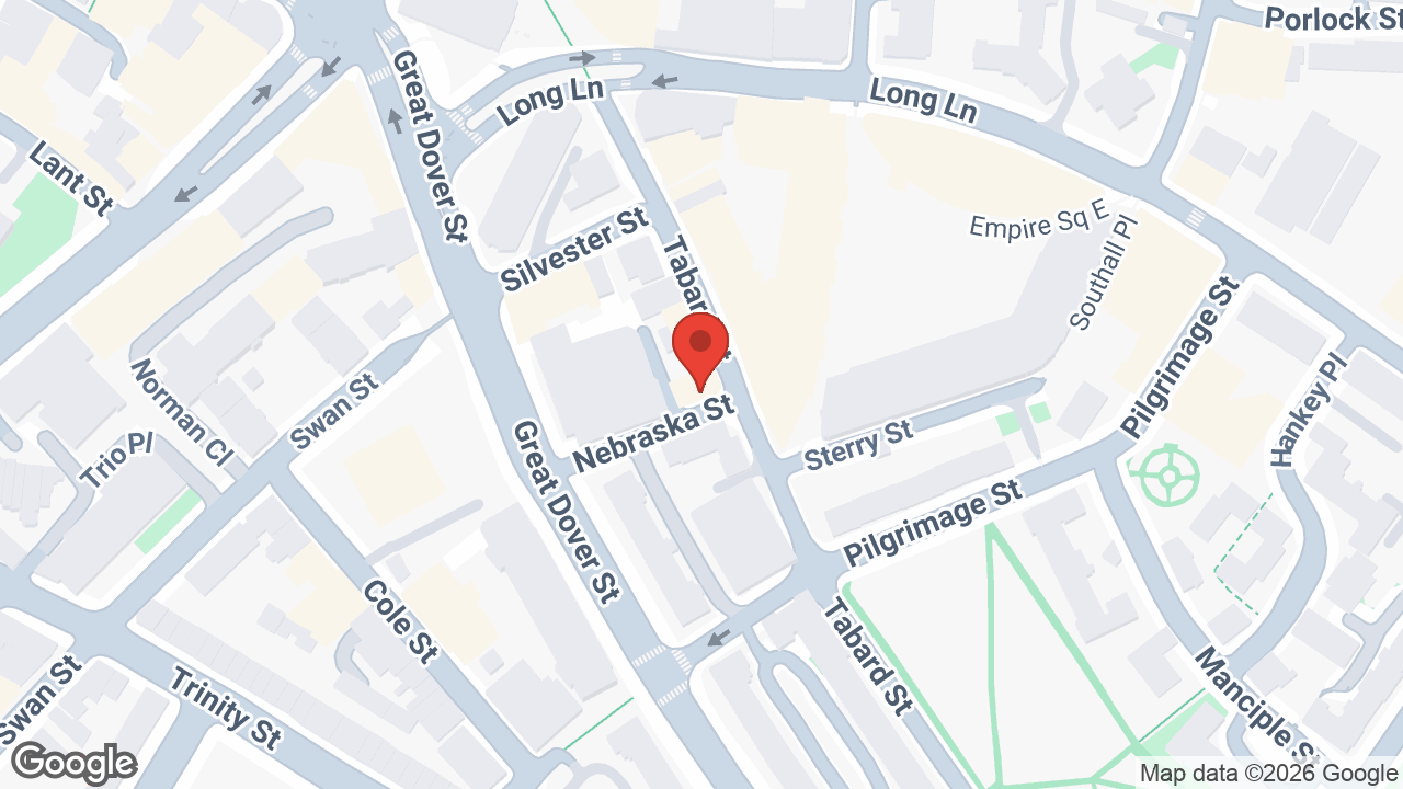 Map showing the location of The Royal Oak