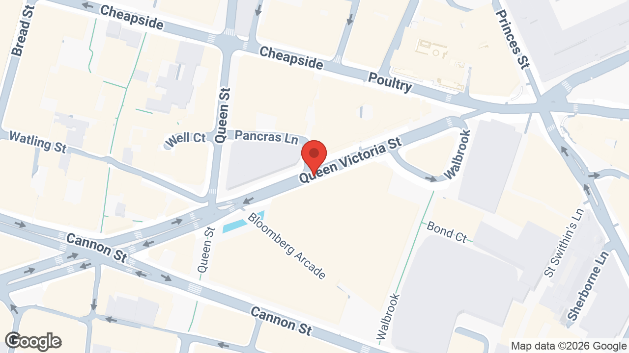 Map showing the location of The Steel Yard