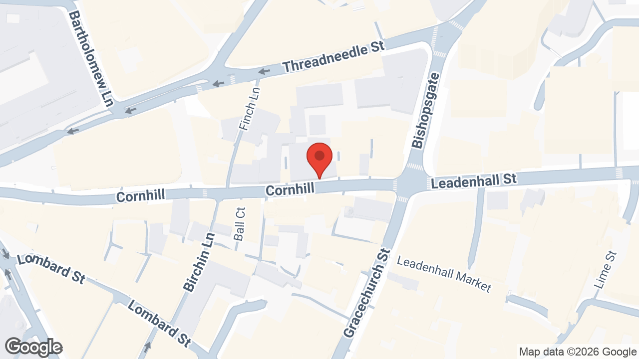 Map showing the location of The Counting House, EC3