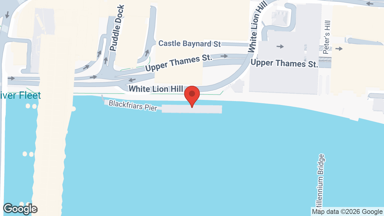 Map showing the location of Founder's Arms