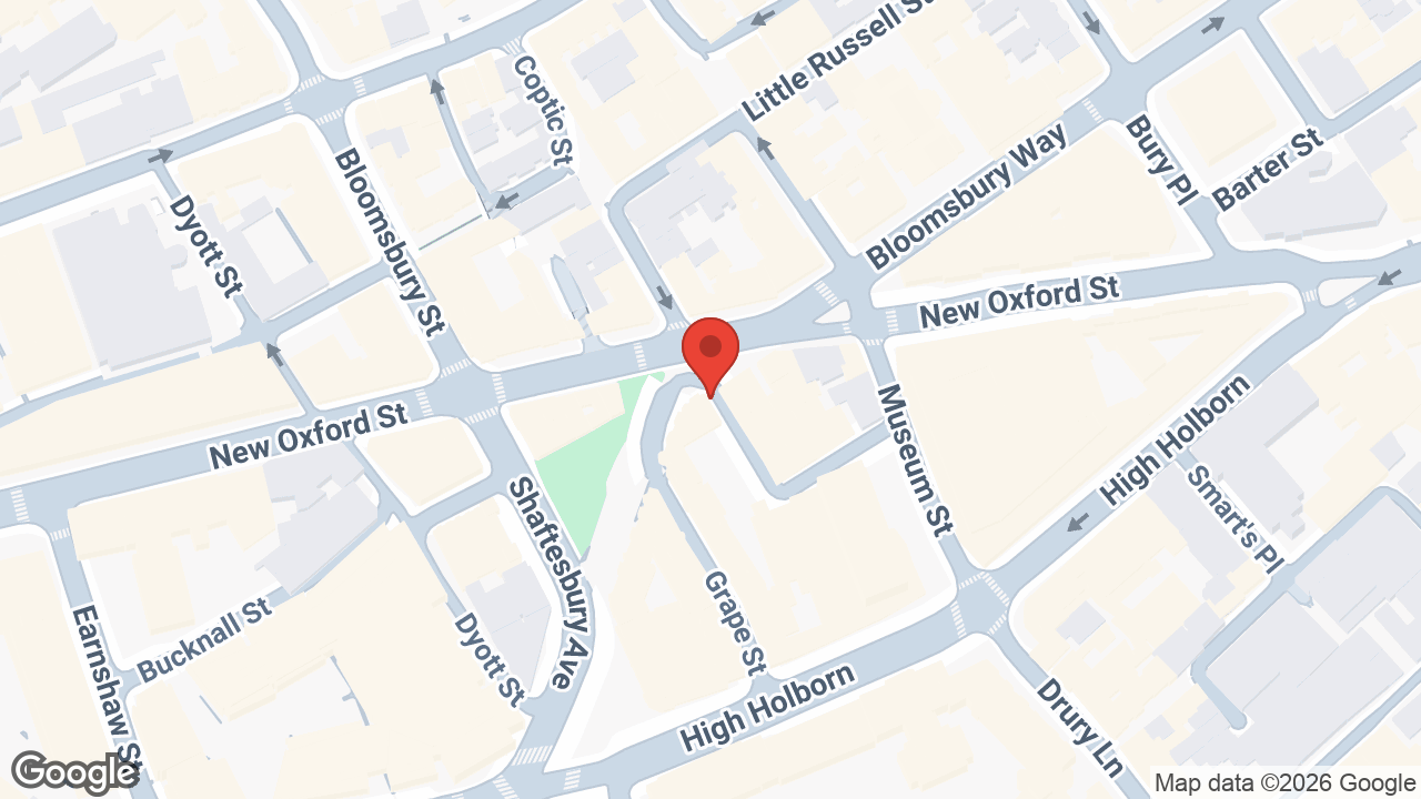 Map showing the location of The Shaftesbury Theatre