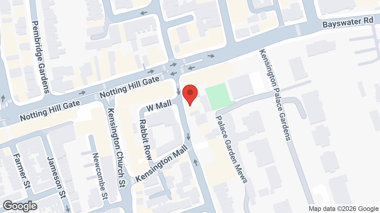 Map showing the location of The Shed