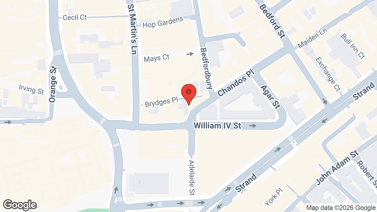 Map showing the location of The Harp, Covent Garden